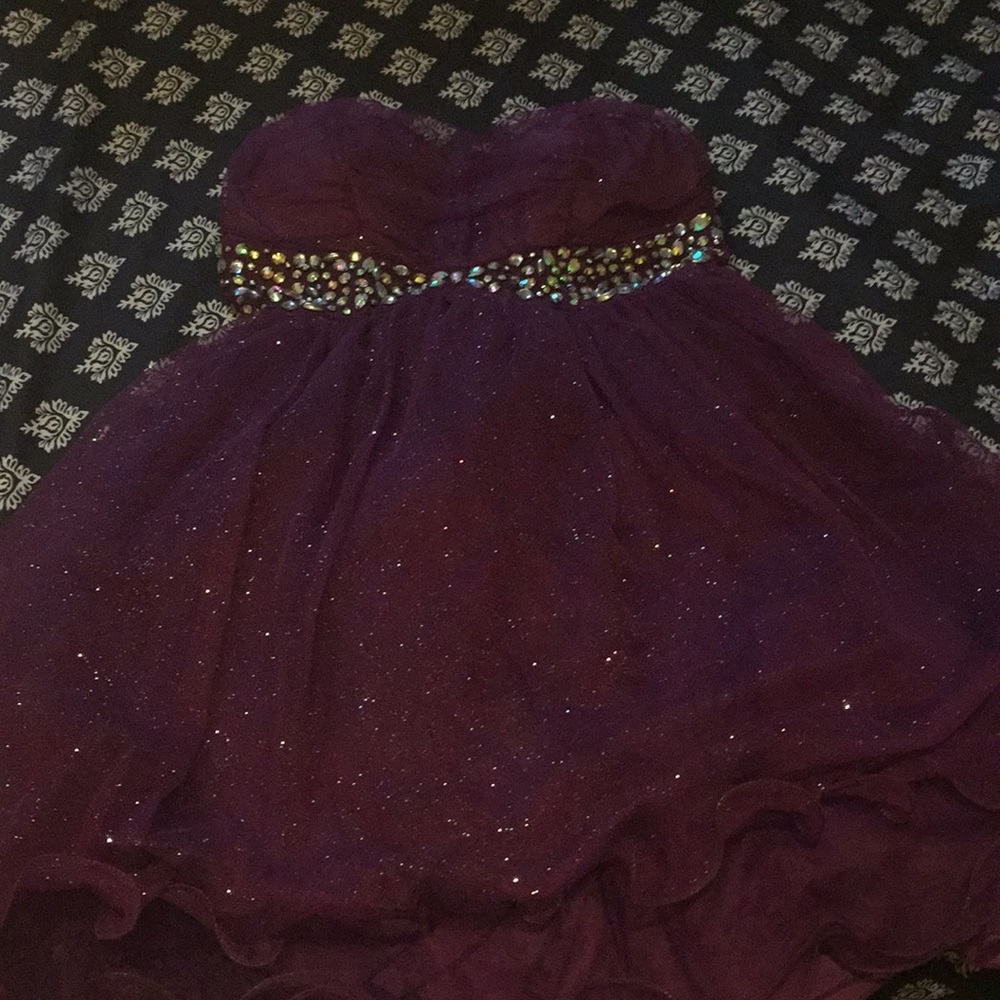 Purple homecoming/prom dress